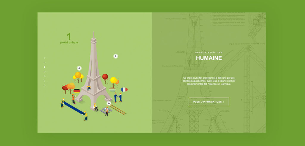 explication aventure humaine bosch sur fond tour eiffel