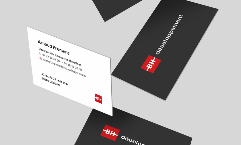 Carte de visite BH développement