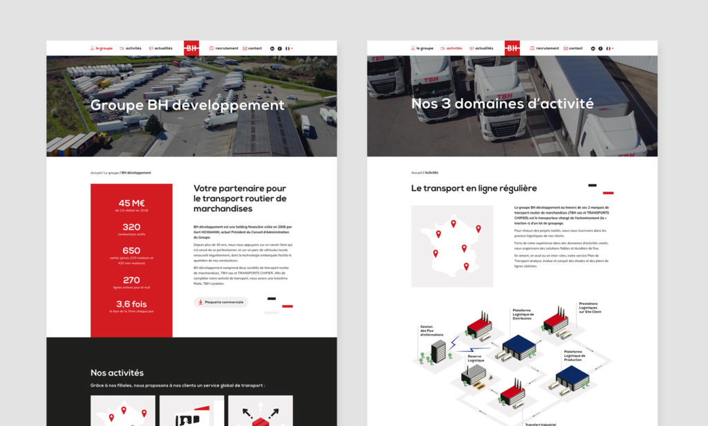 Vues du site BH développement