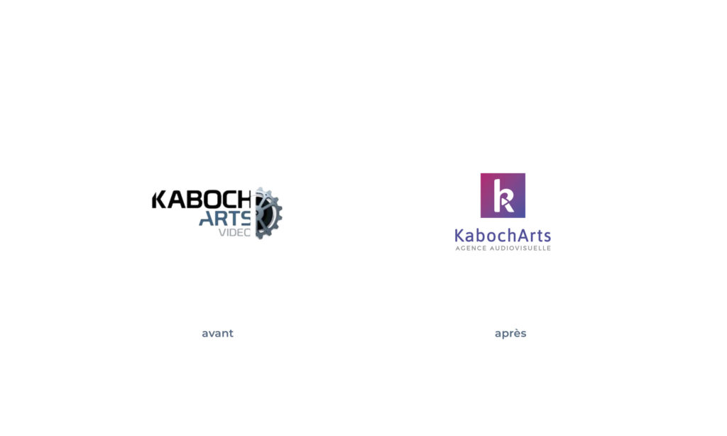 Logo KabochArts avant/après