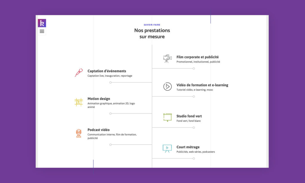 Site - Zoom sur les prestations de KabochArts
