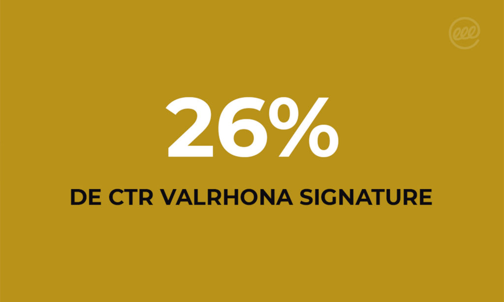 26% de CTR Valrhona signature