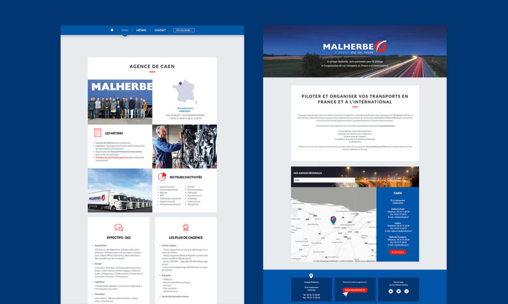 Vues du site Malherbe