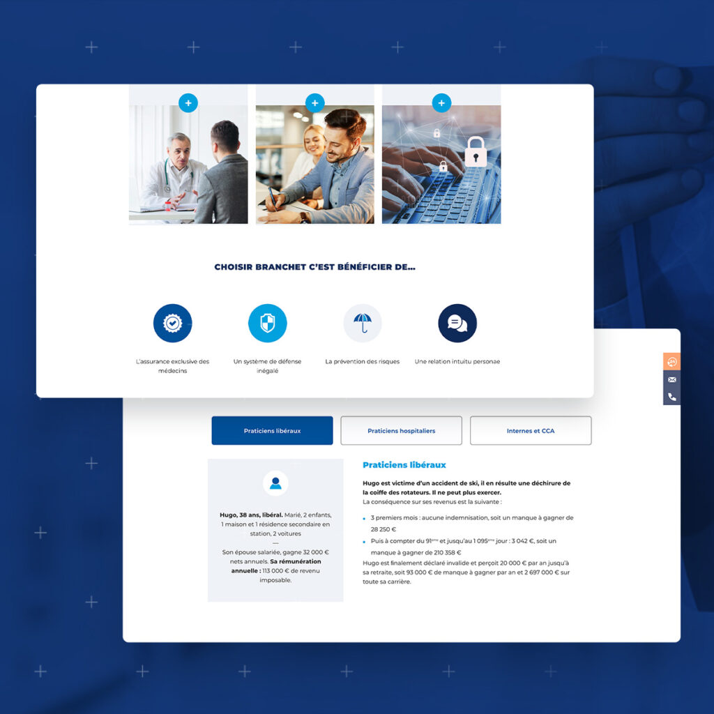 Zoom sur le site Branchet