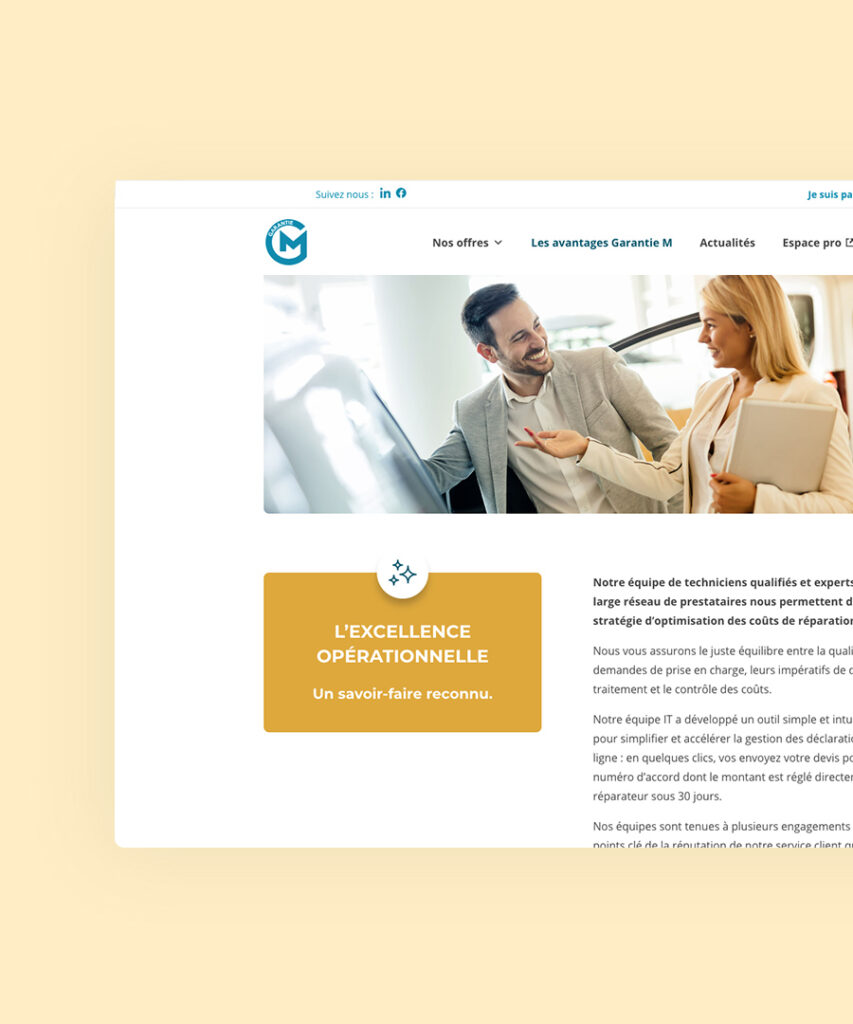 Zoom sur les avantages Garantie M