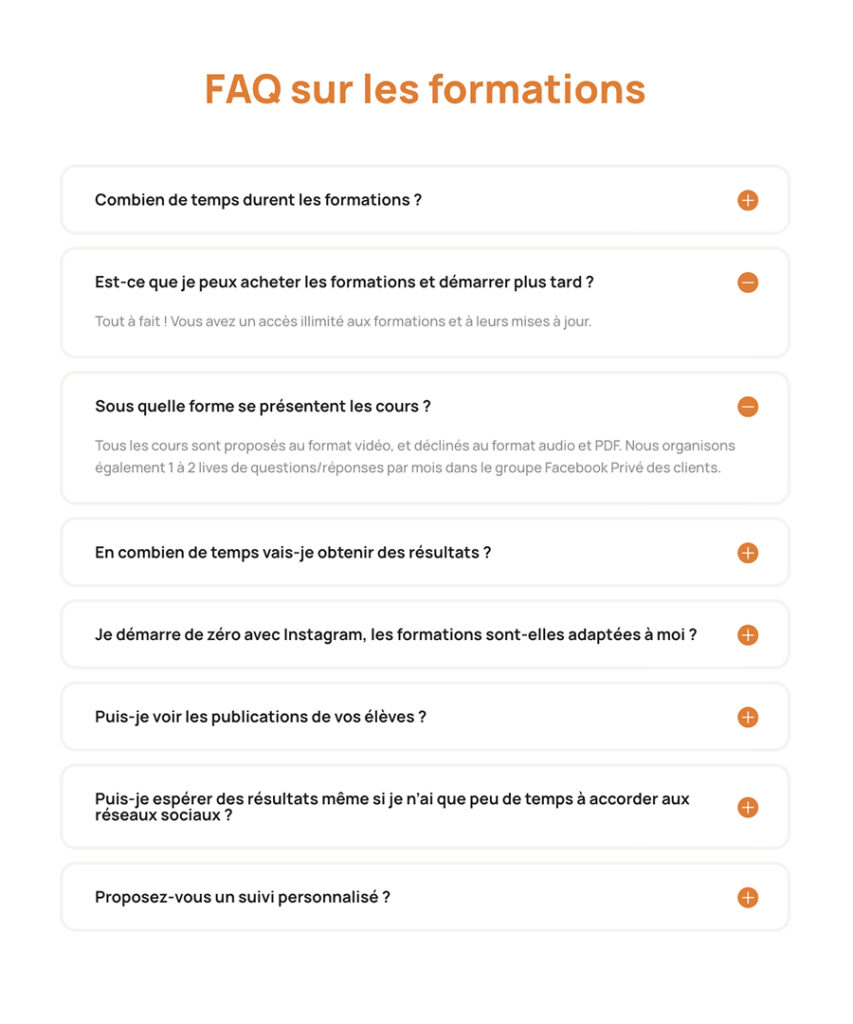 Bloc questions réponses - Foire aux Questions