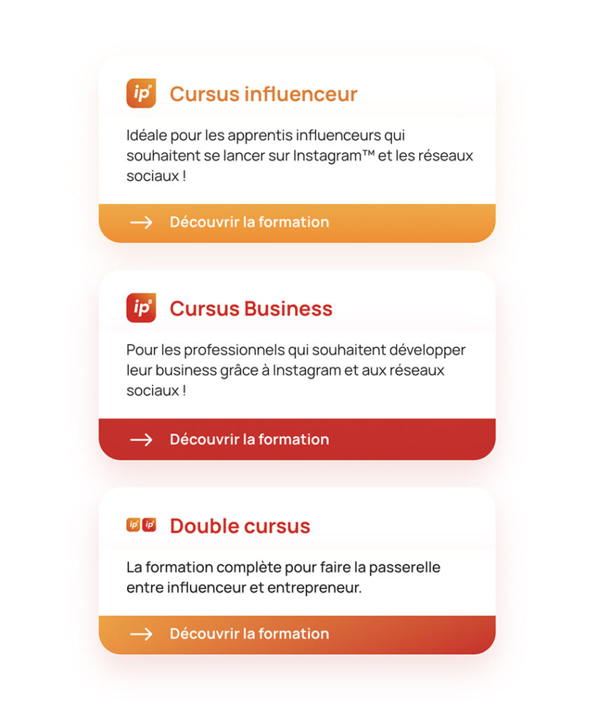 Zoom sur les trois grandes offres des Instapreneurs